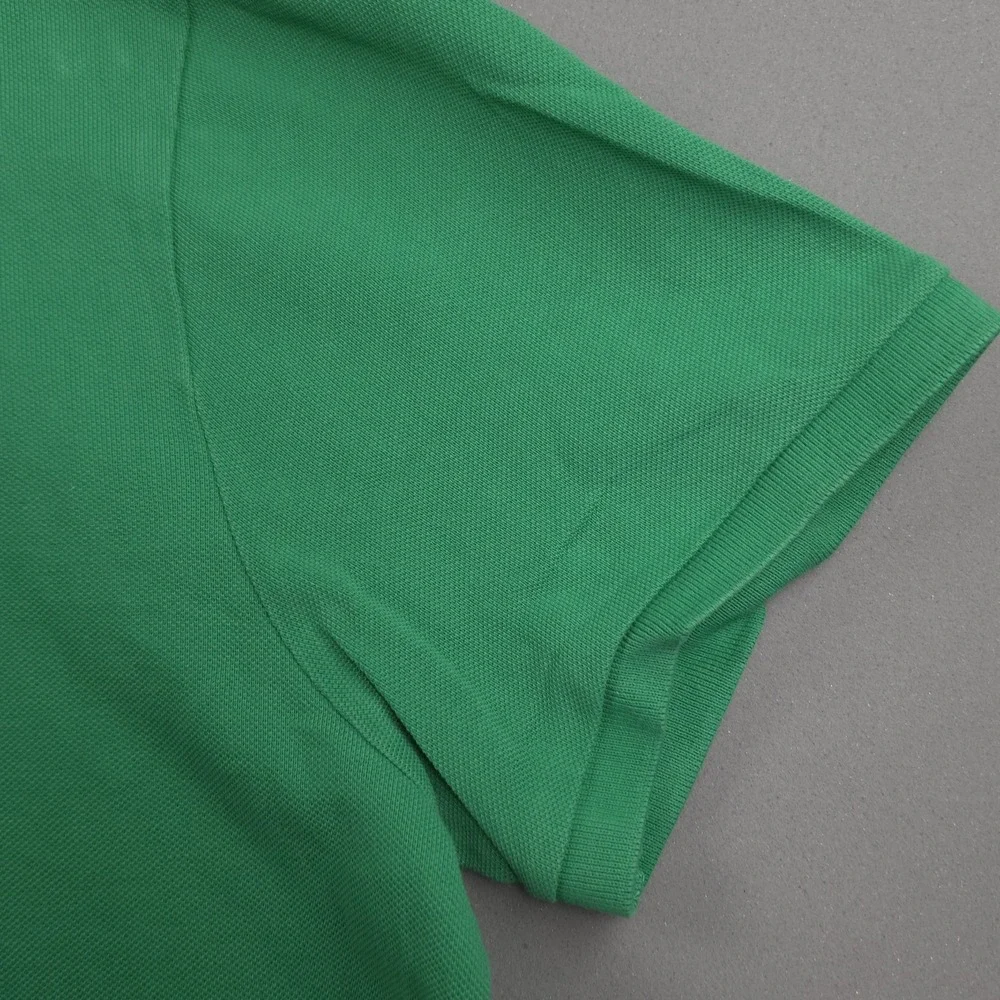 Polo Ralph Lauren Mens XL Custom Slim Fit Green Polo Shirt Short Sleeve Cotton